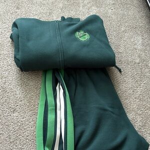 PINK Victoria's Secret Green Tracksuit